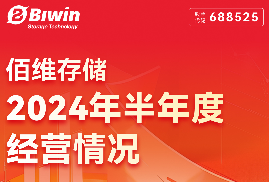 砥砺前行，再创佳绩，绘制存储新蓝图！一图读懂佰维存储2024年半年度报告